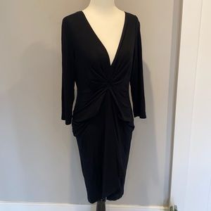 Boden Deep V Jersey Dress